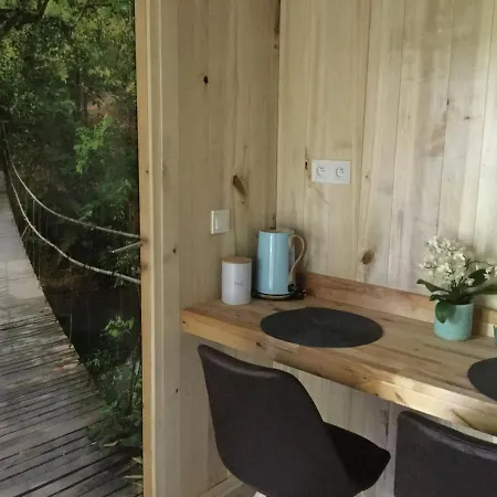 Cabane Lodge Avec Spa Privatif Livernon Exterior foto